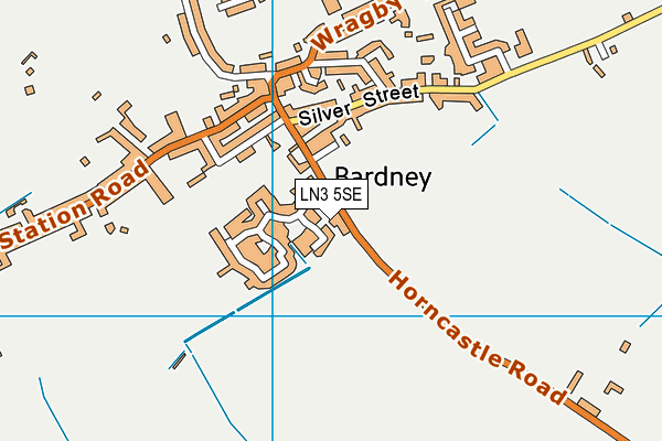 LN3 5SE map - OS VectorMap District (Ordnance Survey)