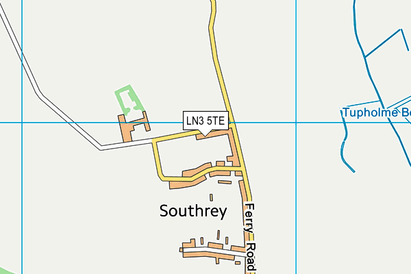 LN3 5TE map - OS VectorMap District (Ordnance Survey)