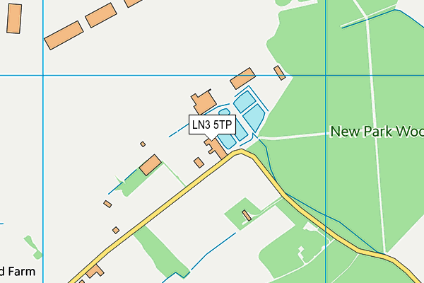 LN3 5TP map - OS VectorMap District (Ordnance Survey)