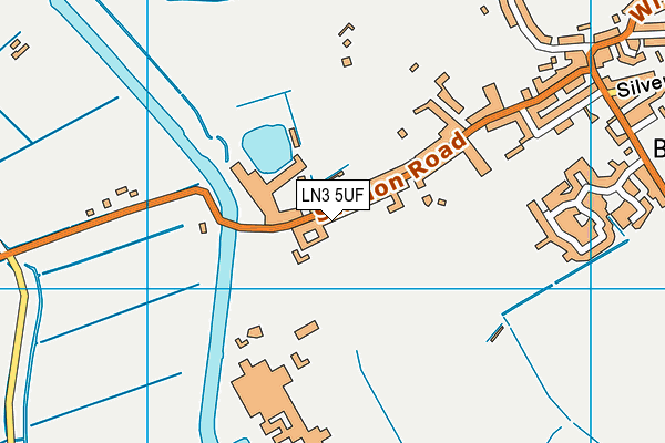 LN3 5UF map - OS VectorMap District (Ordnance Survey)