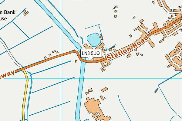 LN3 5UQ map - OS VectorMap District (Ordnance Survey)