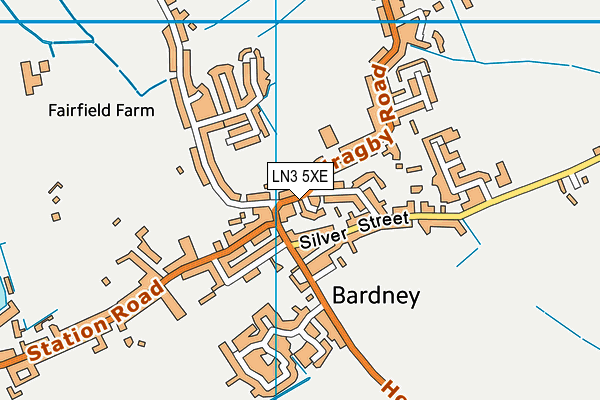 LN3 5XE map - OS VectorMap District (Ordnance Survey)