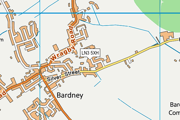 LN3 5XH map - OS VectorMap District (Ordnance Survey)