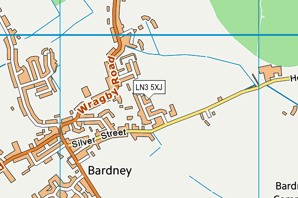 Bardney Church of England and Methodist Primary School map (LN3 5XJ) - OS VectorMap District (Ordnance Survey)
