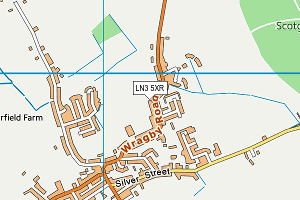 LN3 5XR map - OS VectorMap District (Ordnance Survey)