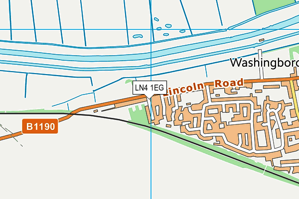 LN4 1EG map - OS VectorMap District (Ordnance Survey)