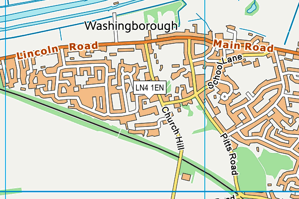 LN4 1EN map - OS VectorMap District (Ordnance Survey)