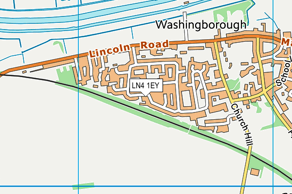 LN4 1EY map - OS VectorMap District (Ordnance Survey)