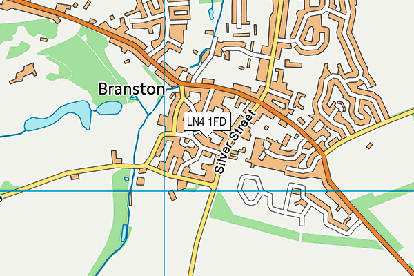 LN4 1FD map - OS VectorMap District (Ordnance Survey)