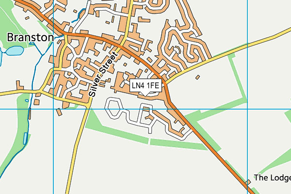 LN4 1FE map - OS VectorMap District (Ordnance Survey)