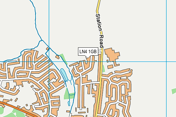 LN4 1GB map - OS VectorMap District (Ordnance Survey)