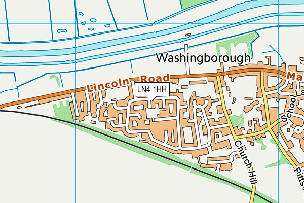 LN4 1HH map - OS VectorMap District (Ordnance Survey)