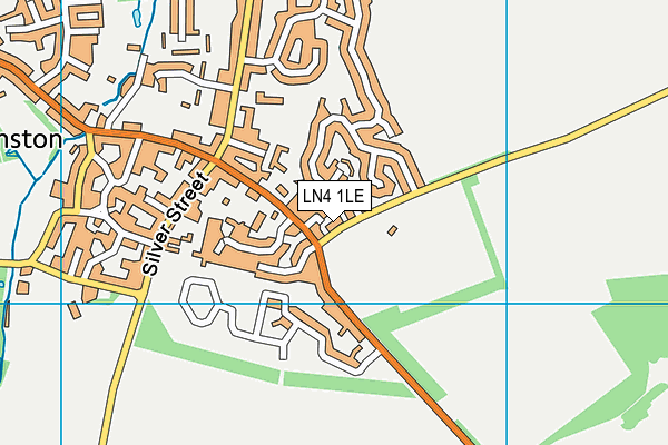 LN4 1LE map - OS VectorMap District (Ordnance Survey)