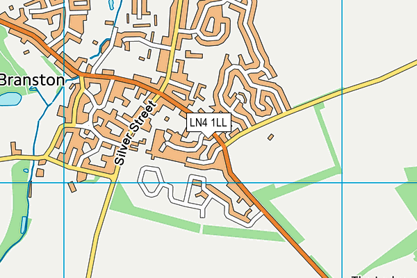 LN4 1LL map - OS VectorMap District (Ordnance Survey)