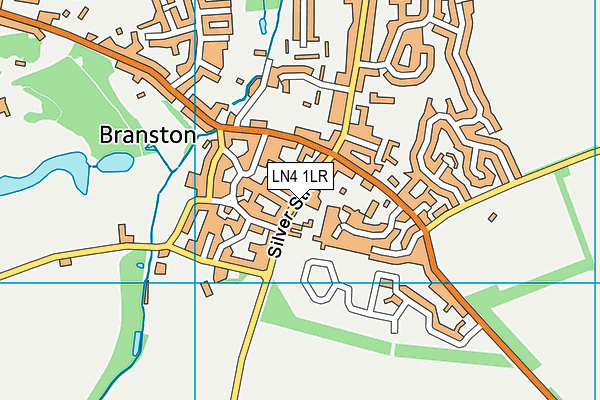 LN4 1LR map - OS VectorMap District (Ordnance Survey)