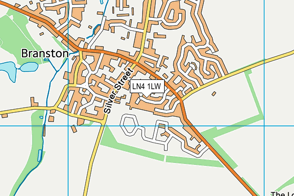 LN4 1LW map - OS VectorMap District (Ordnance Survey)