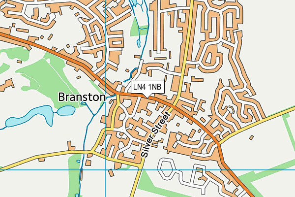 LN4 1NB map - OS VectorMap District (Ordnance Survey)