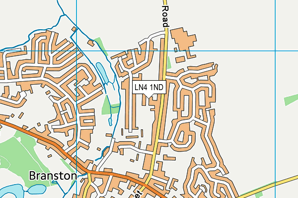 LN4 1ND map - OS VectorMap District (Ordnance Survey)