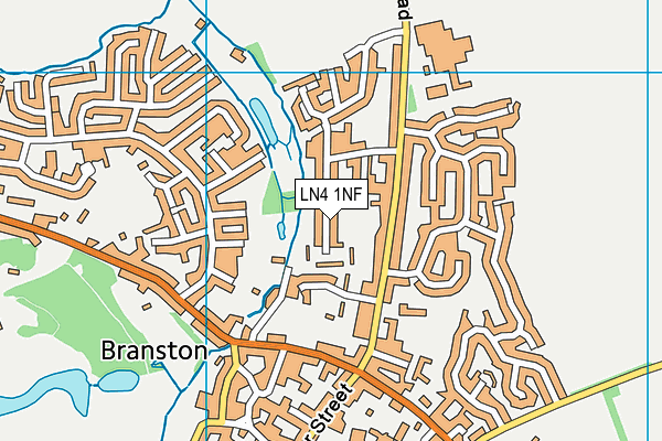 LN4 1NF map - OS VectorMap District (Ordnance Survey)