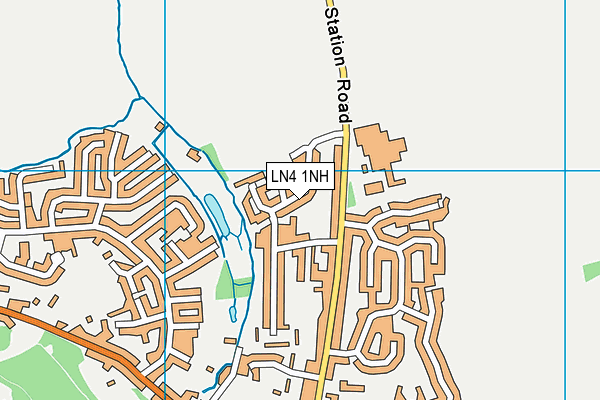 LN4 1NH map - OS VectorMap District (Ordnance Survey)