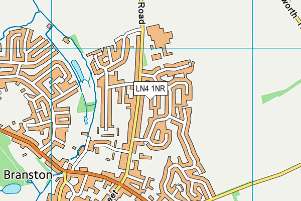 LN4 1NR map - OS VectorMap District (Ordnance Survey)