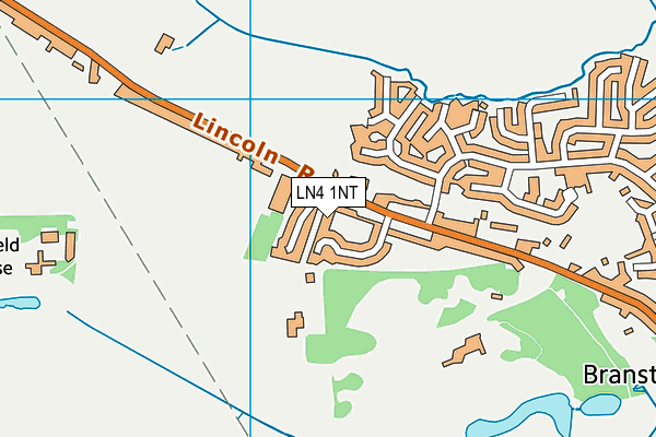 LN4 1NT map - OS VectorMap District (Ordnance Survey)