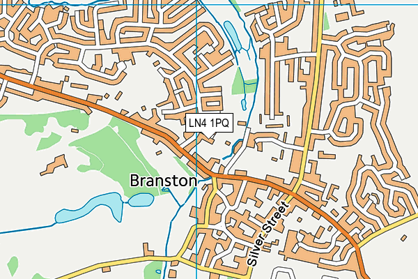LN4 1PQ map - OS VectorMap District (Ordnance Survey)