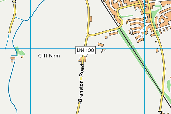 LN4 1QQ map - OS VectorMap District (Ordnance Survey)