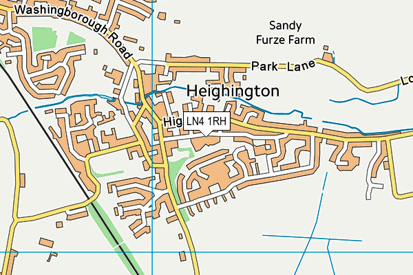 LN4 1RH map - OS VectorMap District (Ordnance Survey)