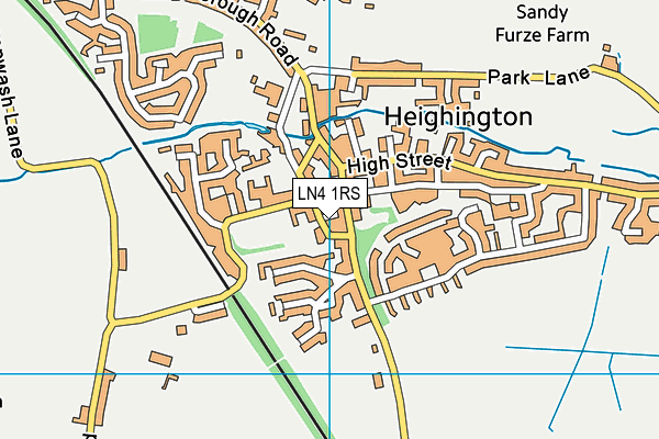 LN4 1RS map - OS VectorMap District (Ordnance Survey)