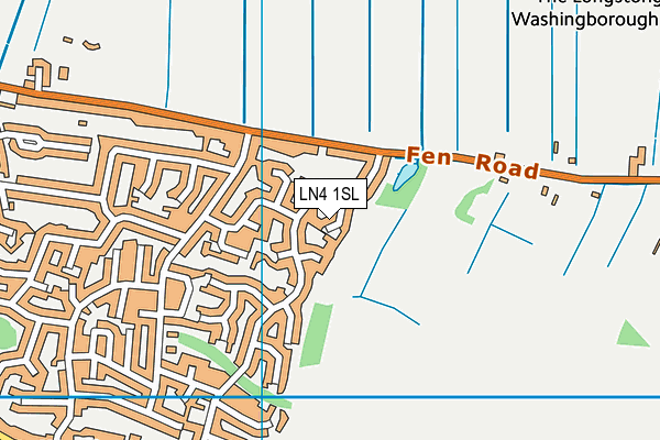 LN4 1SL map - OS VectorMap District (Ordnance Survey)