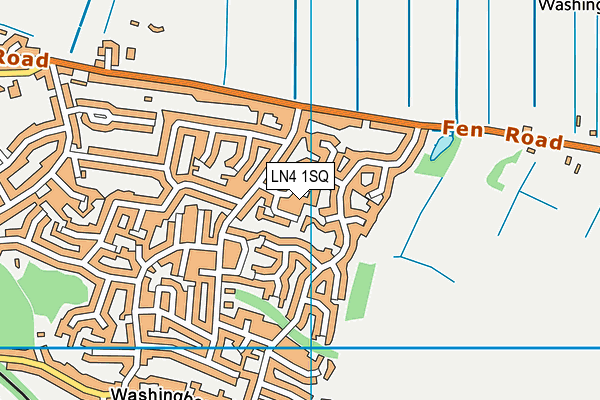 LN4 1SQ map - OS VectorMap District (Ordnance Survey)