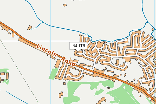 LN4 1TR map - OS VectorMap District (Ordnance Survey)