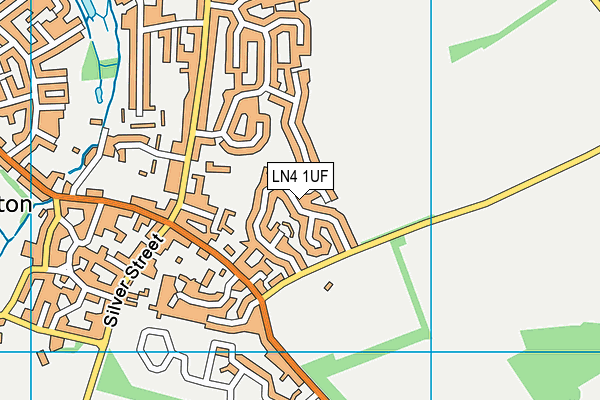 LN4 1UF map - OS VectorMap District (Ordnance Survey)