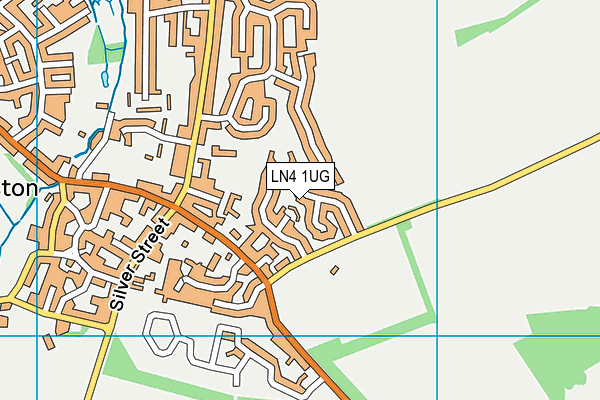 LN4 1UG map - OS VectorMap District (Ordnance Survey)