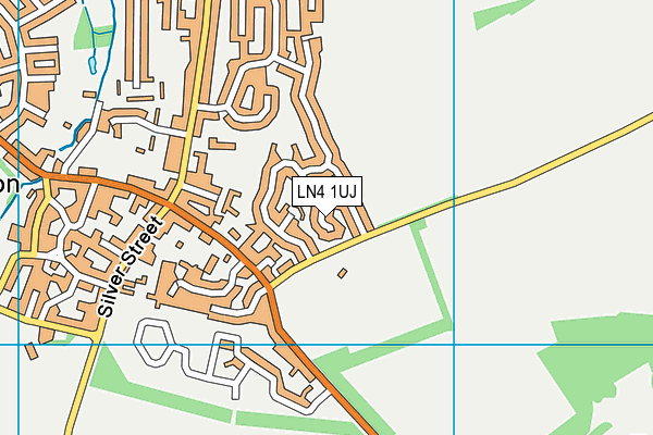 LN4 1UJ map - OS VectorMap District (Ordnance Survey)