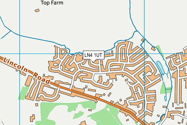 LN4 1UT map - OS VectorMap District (Ordnance Survey)