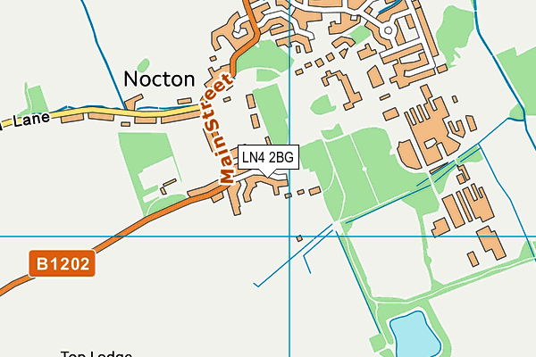 LN4 2BG map - OS VectorMap District (Ordnance Survey)