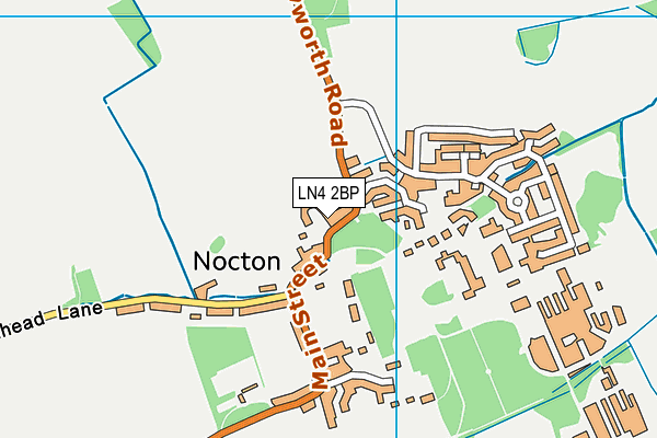 LN4 2BP map - OS VectorMap District (Ordnance Survey)