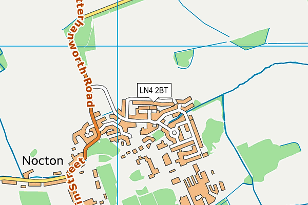 LN4 2BT map - OS VectorMap District (Ordnance Survey)