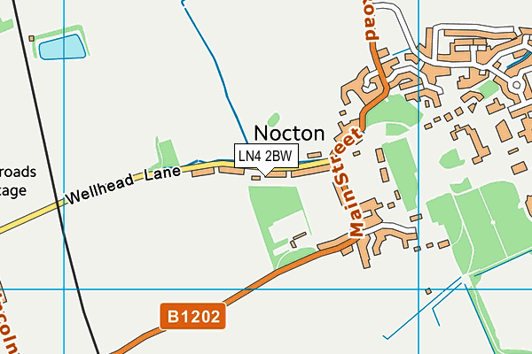 LN4 2BW map - OS VectorMap District (Ordnance Survey)