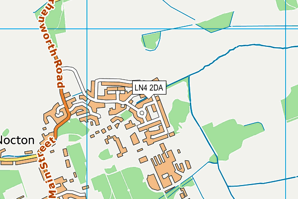 LN4 2DA map - OS VectorMap District (Ordnance Survey)