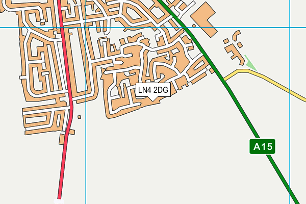 LN4 2DG map - OS VectorMap District (Ordnance Survey)