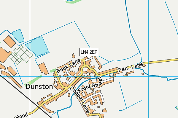 LN4 2EP map - OS VectorMap District (Ordnance Survey)