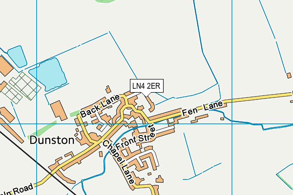 LN4 2ER map - OS VectorMap District (Ordnance Survey)