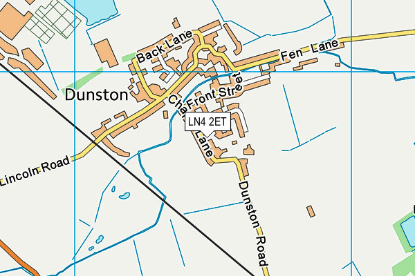 LN4 2ET map - OS VectorMap District (Ordnance Survey)