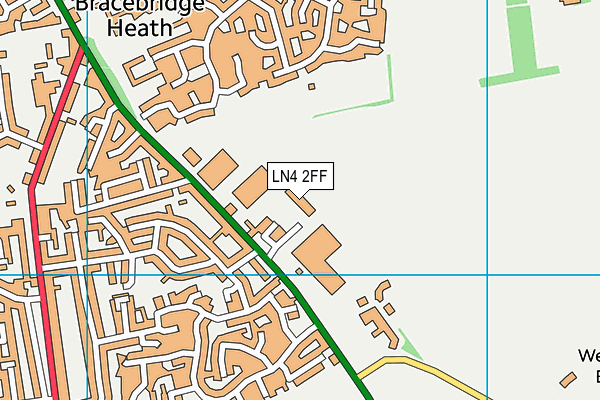LN4 2FF map - OS VectorMap District (Ordnance Survey)