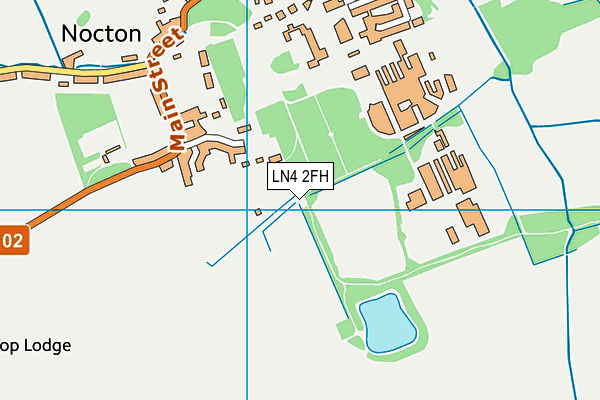 LN4 2FH map - OS VectorMap District (Ordnance Survey)