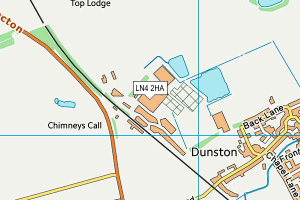 LN4 2HA map - OS VectorMap District (Ordnance Survey)