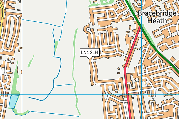 LN4 2LH map - OS VectorMap District (Ordnance Survey)